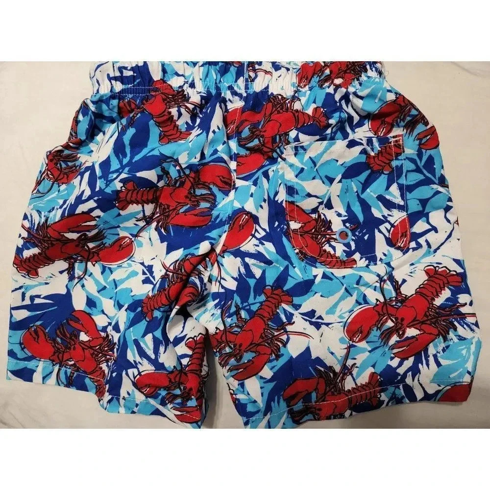 KIDS LOBSTER SWIM TRUNKS XS BRAND NEW SUMMER VIBES
